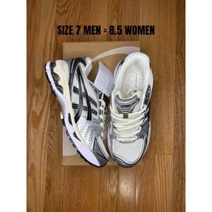 Asics Gel-Kayano 14 Cream Black Metallic Plum size 7 men = 8.5 women
